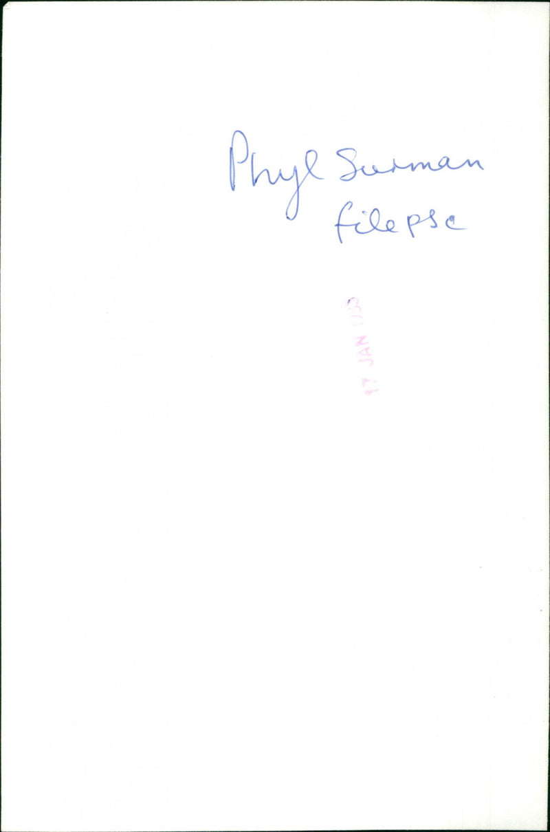 Phyl Surman - Vintage Photograph