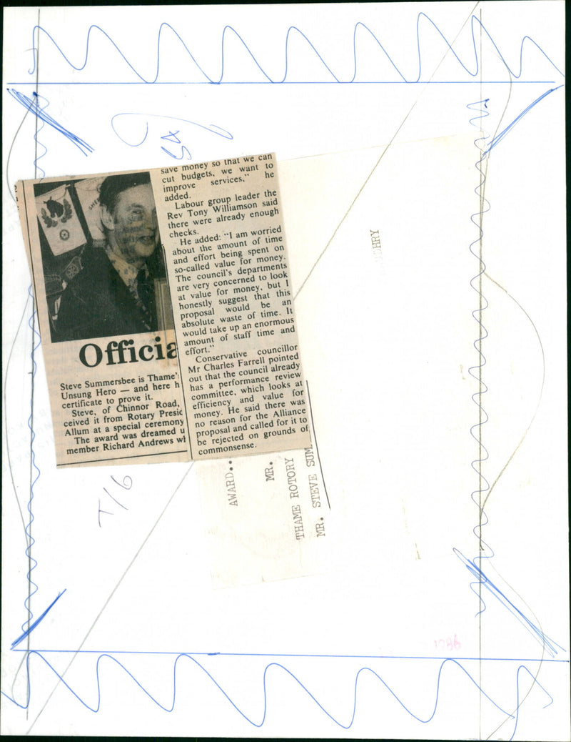 Steve Summersbee - Vintage Photograph