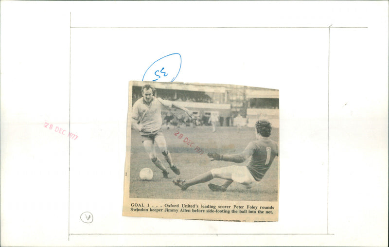 Peter Foley and Jimmy Allen - Vintage Photograph