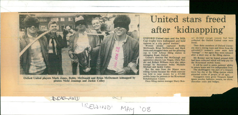 Mark Jones, Bobby McDonald and Brian McDermott - Vintage Photograph