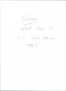 Summer - Vintage Photograph