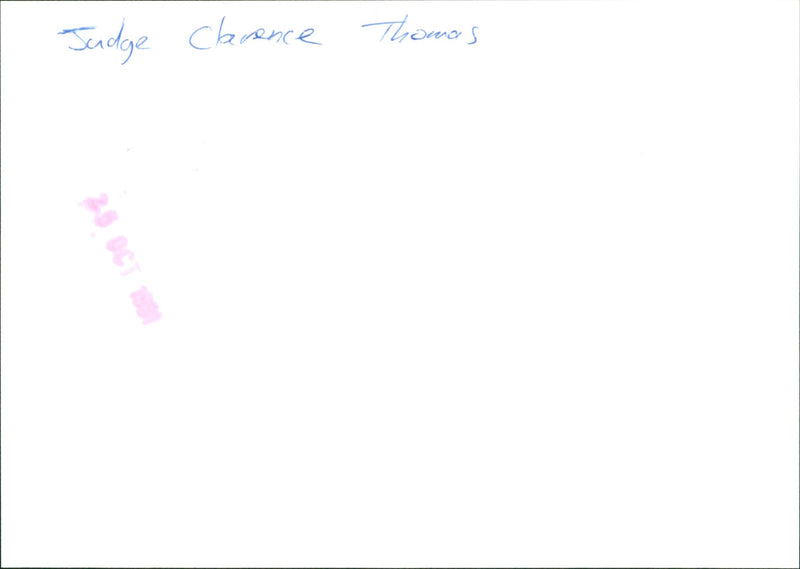 Judge Clarence Thomas - Vintage Photograph