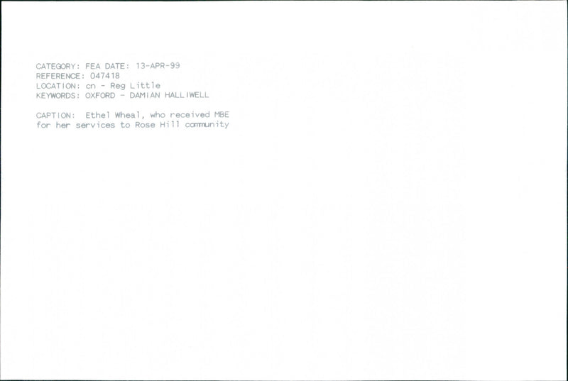 Ethel Wheal - Vintage Photograph