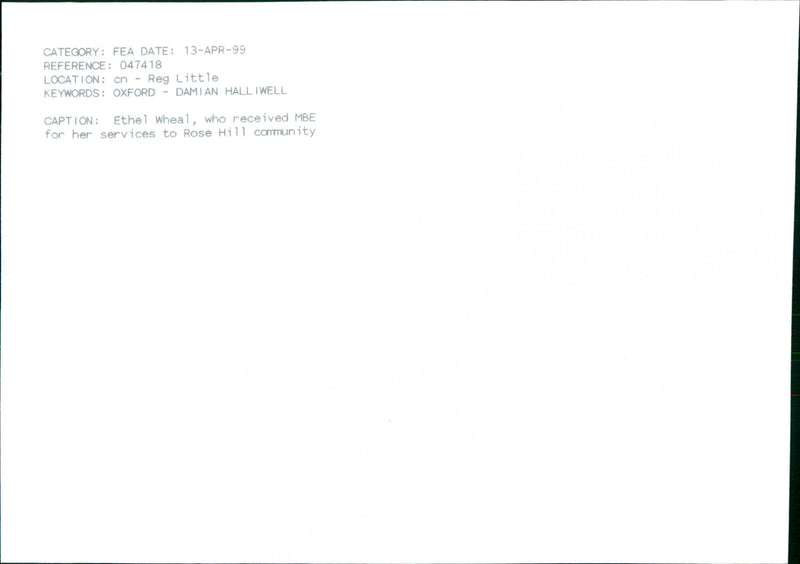 Ethel Wheal - Vintage Photograph