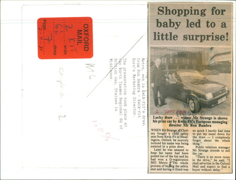 Mr. Strange, Mr. Ron Bambra - Vintage Photograph