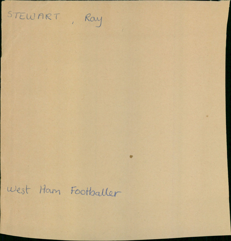 Ray Stewart - Vintage Photograph