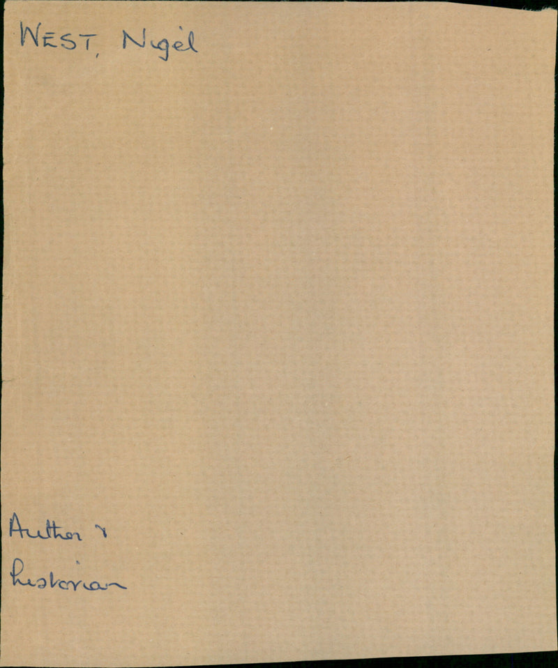 West Nigel - Vintage Photograph