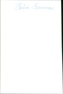 Julia Summers - Vintage Photograph