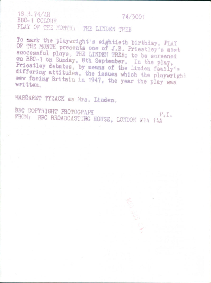 Margaret Tyzack - Vintage Photograph