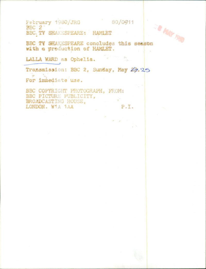 Lalla ward - Vintage Photograph