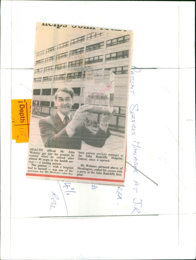 Mr john webster - Vintage Photograph