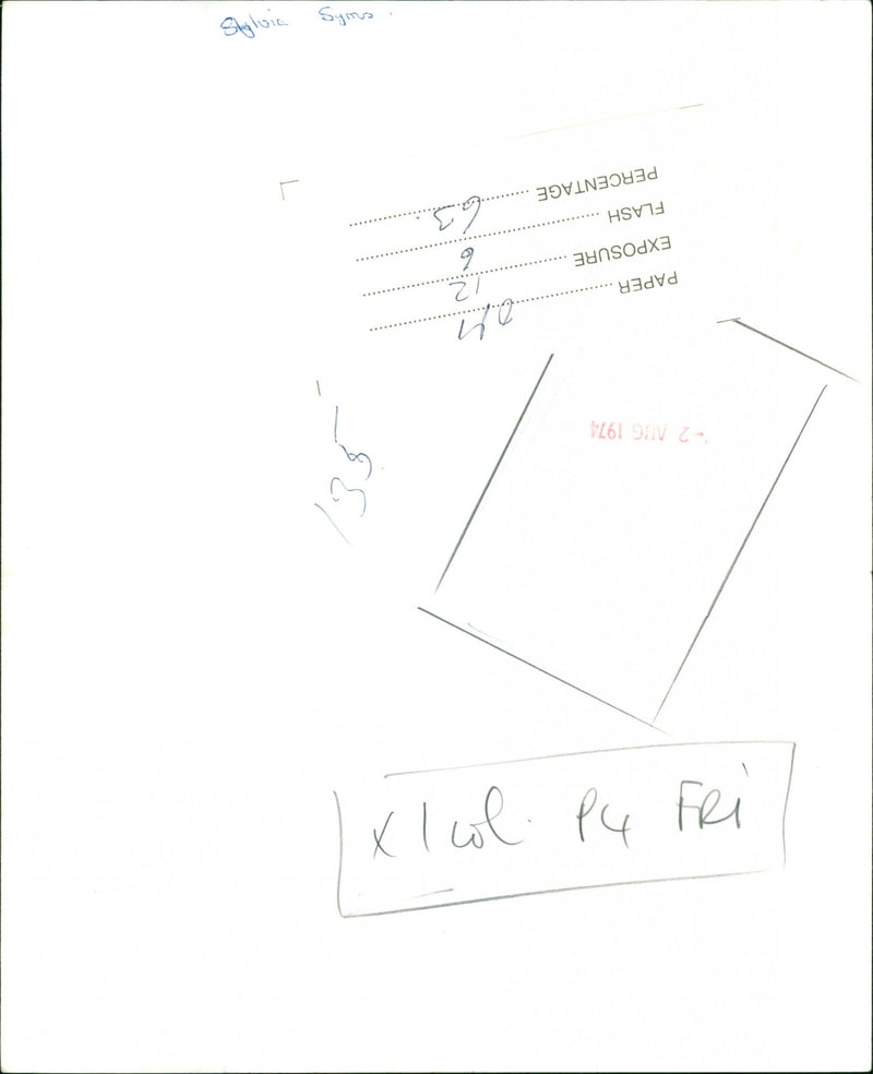 Sylvia Syms - Vintage Photograph