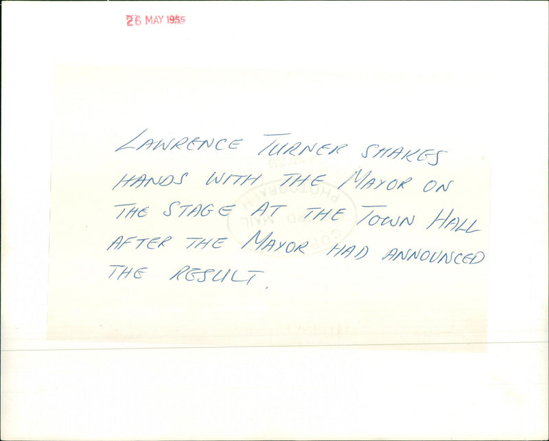 Lawrence Turner - Vintage Photograph