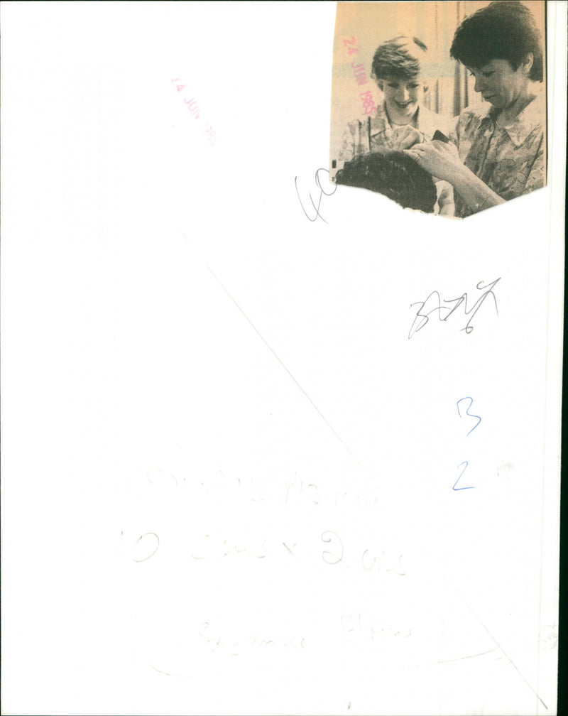 Hairdressing - Vintage Photograph