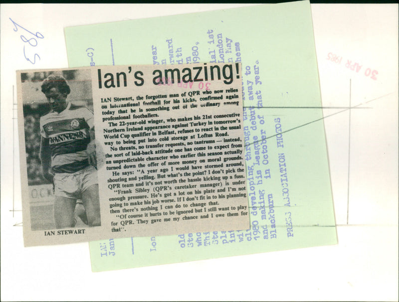 Stewart Ian - Vintage Photograph