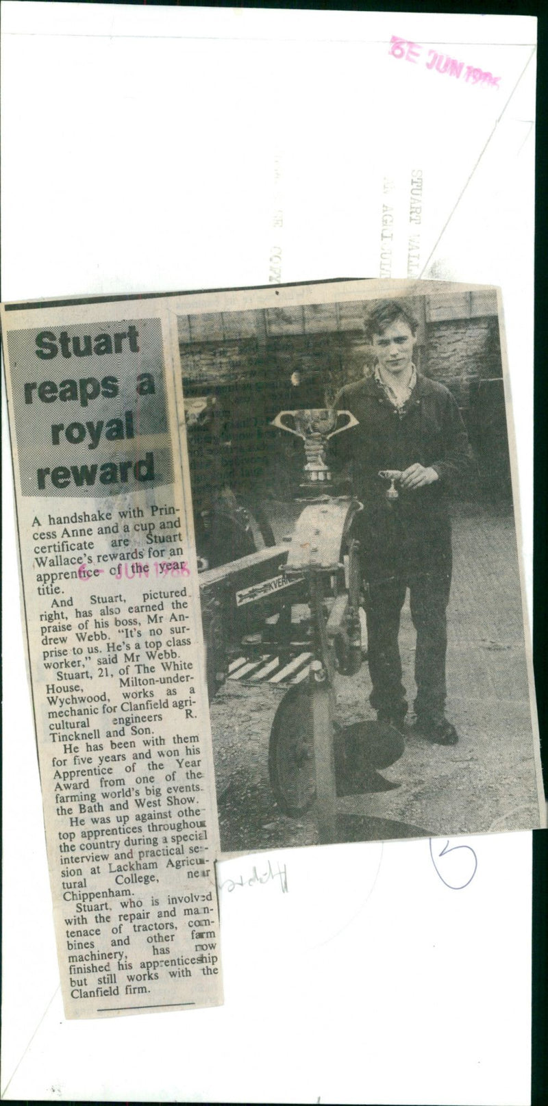 Stuart Wallace - Vintage Photograph