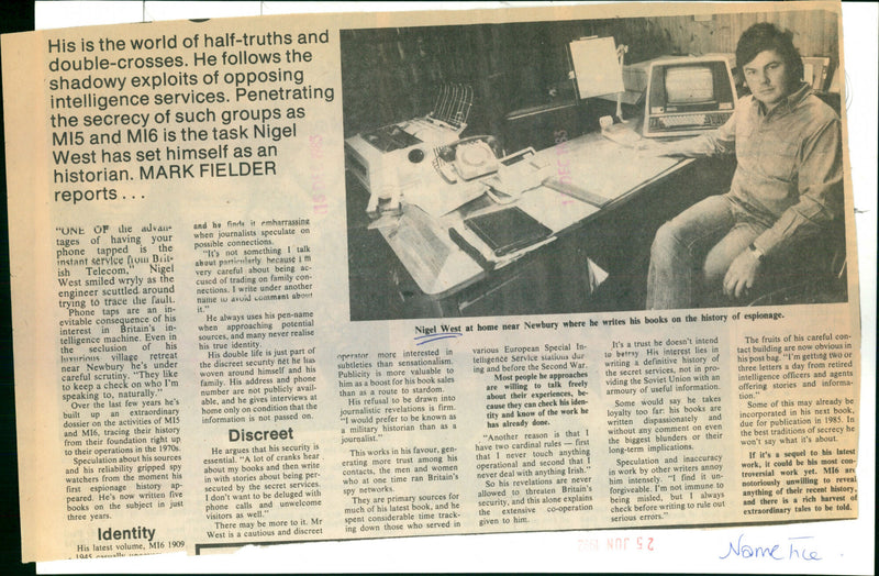 Nigel west - Vintage Photograph