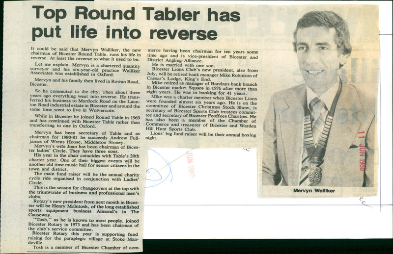 Mervyn Walliker - Vintage Photograph