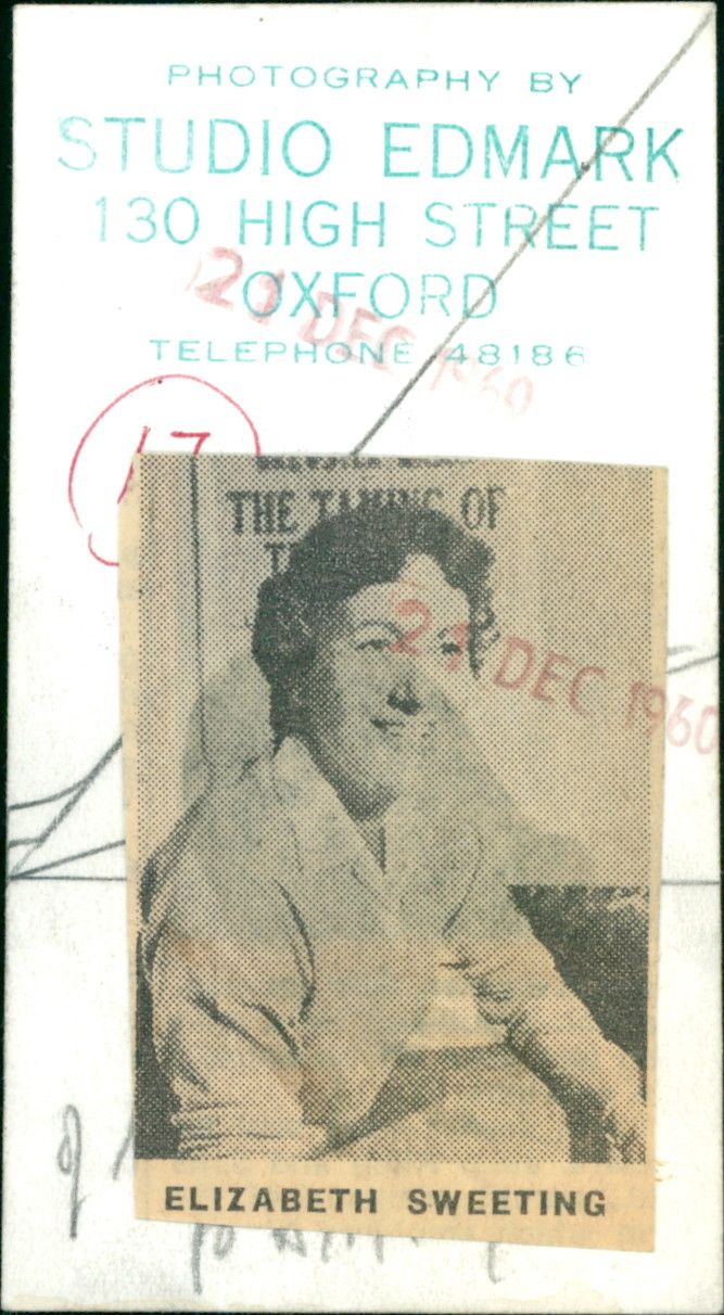 Elizabeth Sweeting - Vintage Photograph