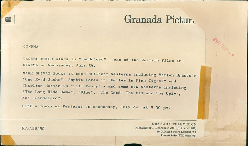 Raquel Welch - Vintage Photograph