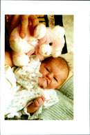 David, Clare Welch and Baby Philippa - Vintage Photograph