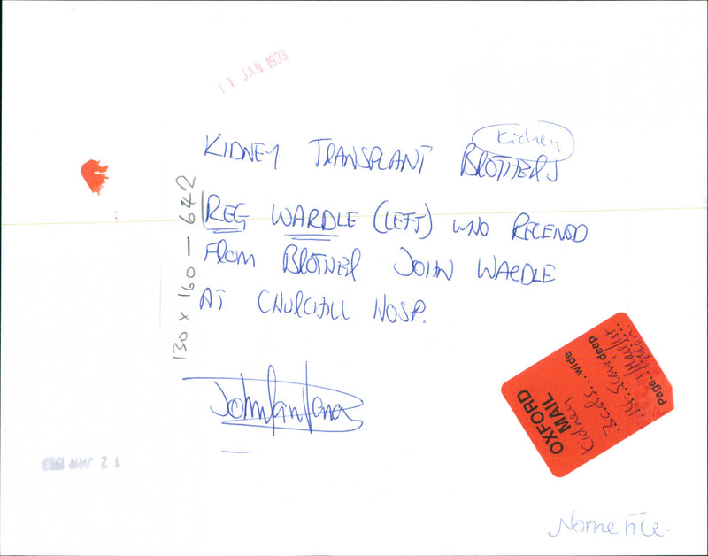 Reg Wardle & John Wardle - Vintage Photograph