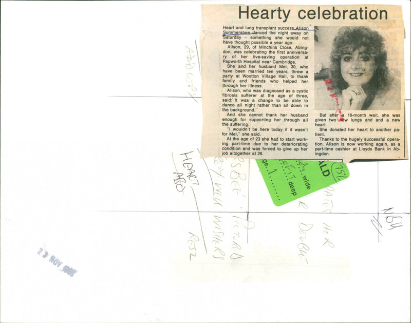 Alison Summersbee - Vintage Photograph