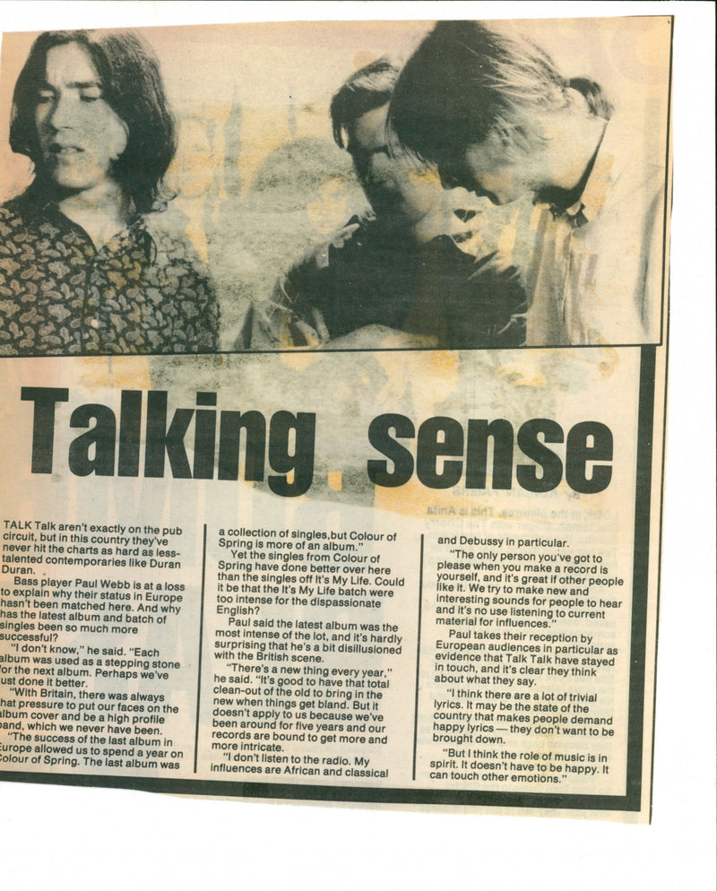 Talk Talk - Vintage Photograph