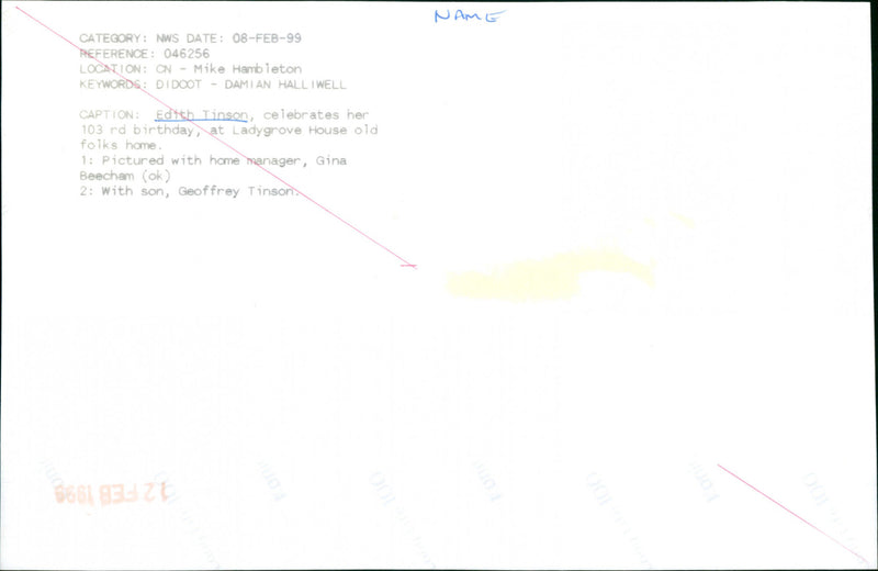 Edith Tinson - Vintage Photograph