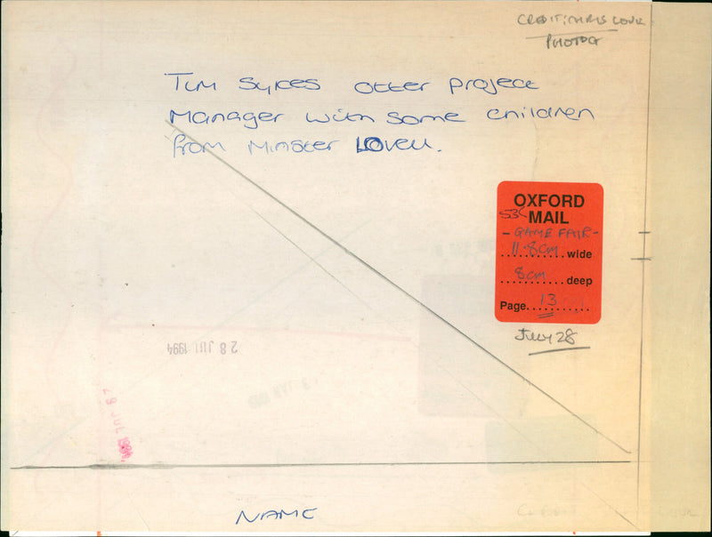 Tim Sykes - Vintage Photograph