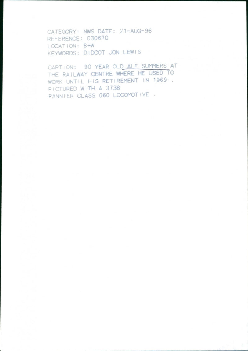 Alf Summers - Vintage Photograph