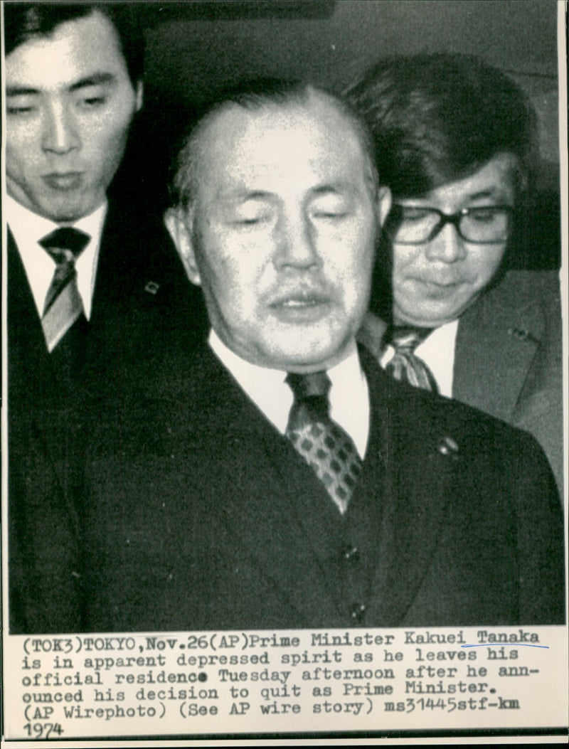 Kakuei Tanaka - Vintage Photograph