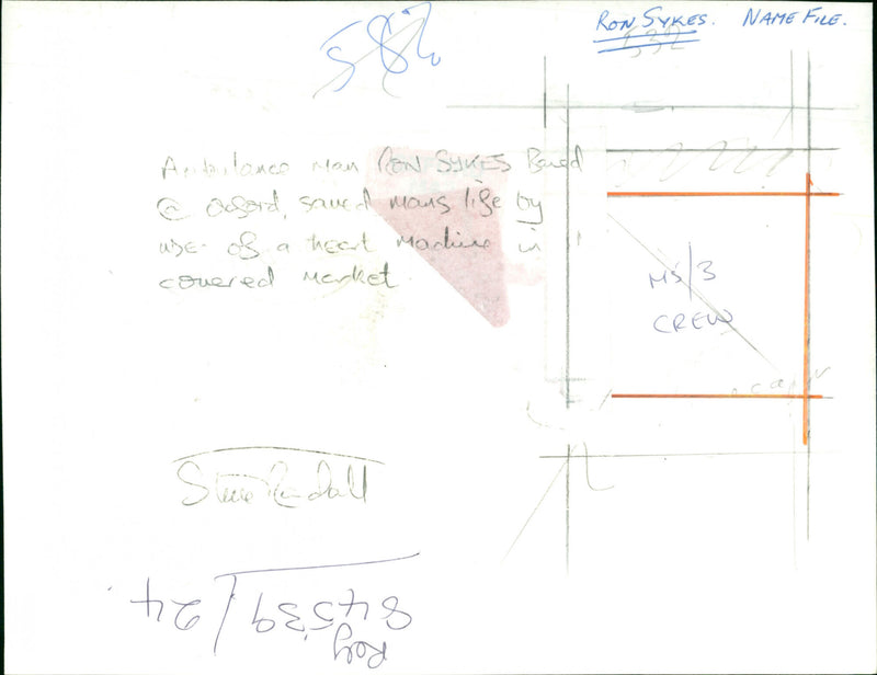 Ron Sykes - Vintage Photograph