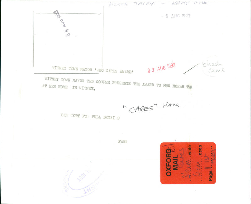 Ted Cooper - Vintage Photograph