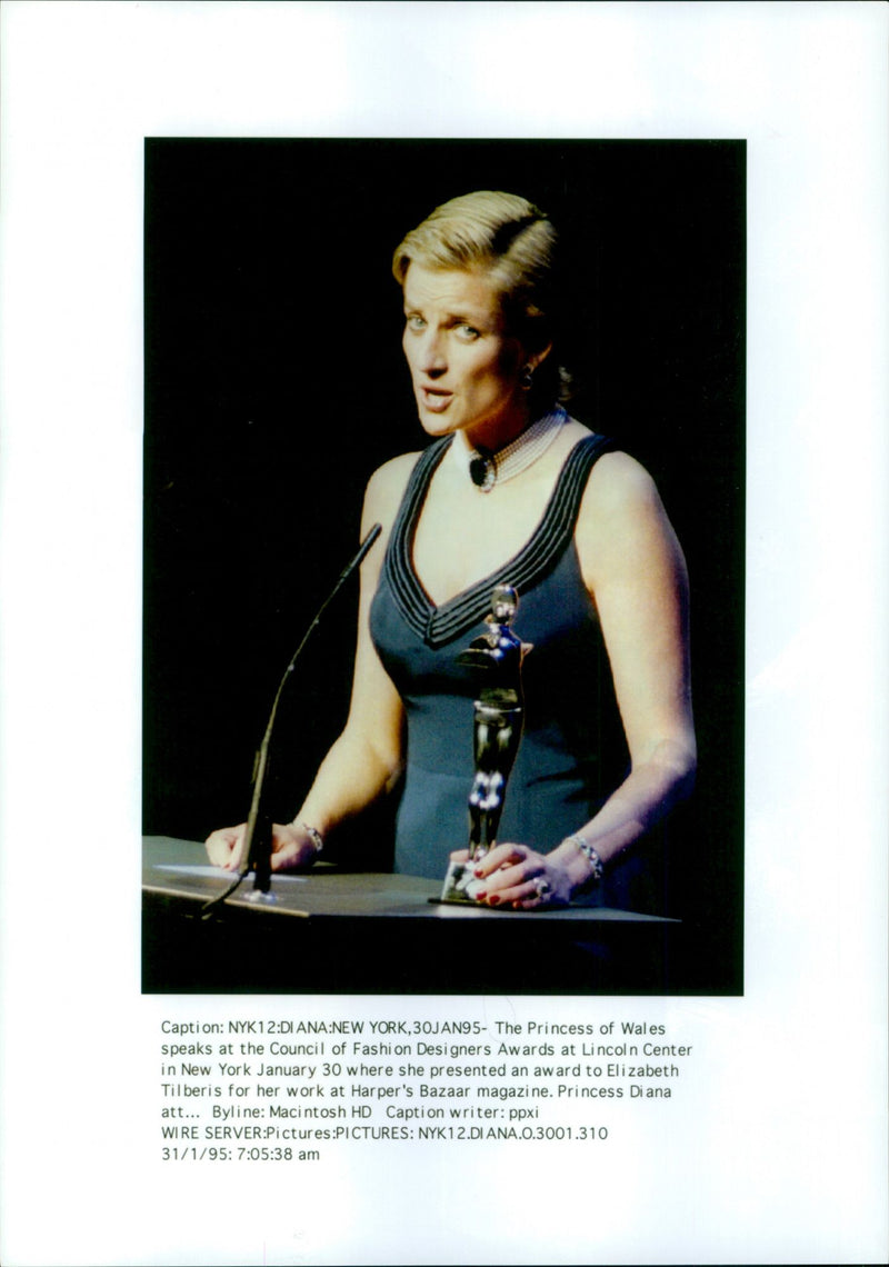 Diana, Princess of Wales - Vintage Photograph