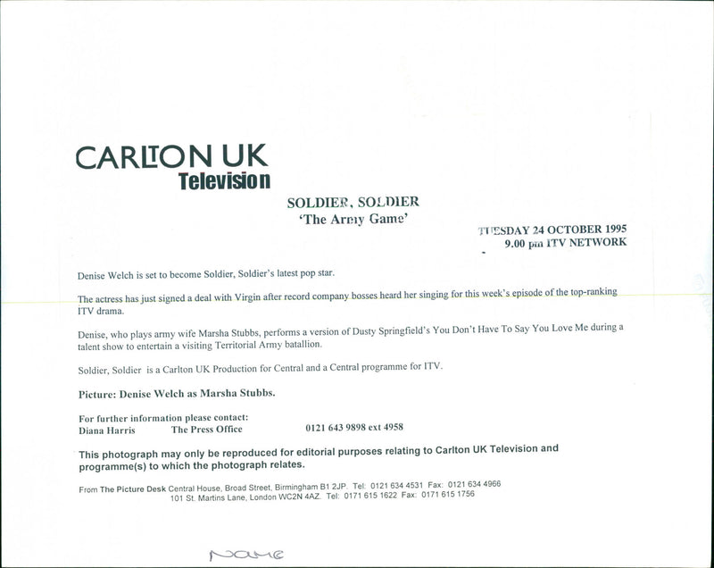 Welch Denise - Vintage Photograph