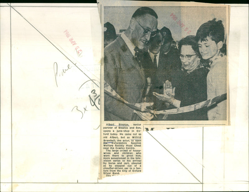 Wilfrid Brambell - Vintage Photograph