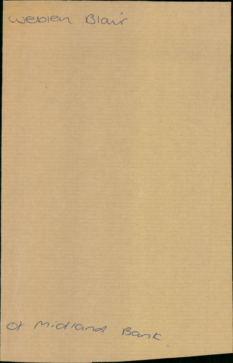 Weblen Blair - Vintage Photograph