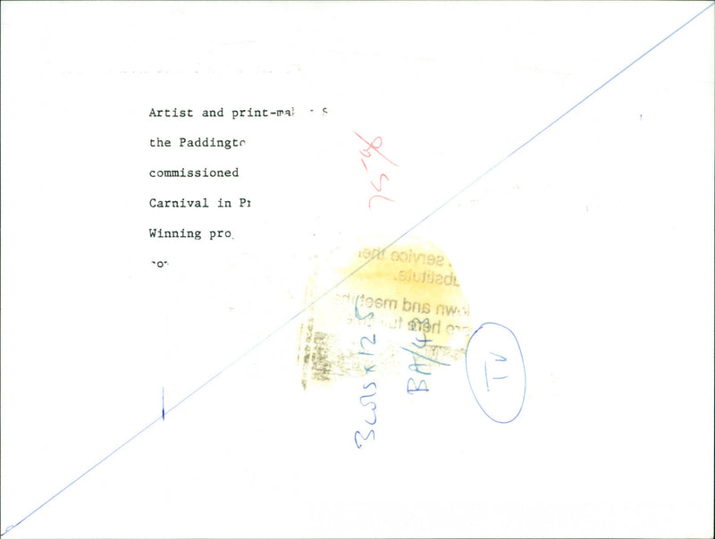 Artist and Print-maker - Vintage Photograph