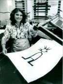 Artist and Print-maker - Vintage Photograph