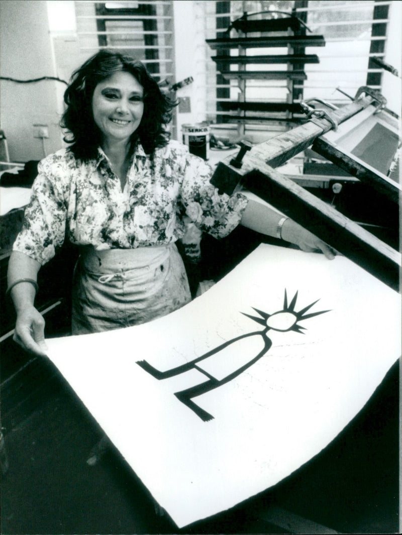 Artist and Print-maker - Vintage Photograph