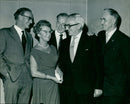 John McNaughton, Mrs. Thomas, Jos Murphy, Jack Thomas & Emrys Williams - Vintage Photograph