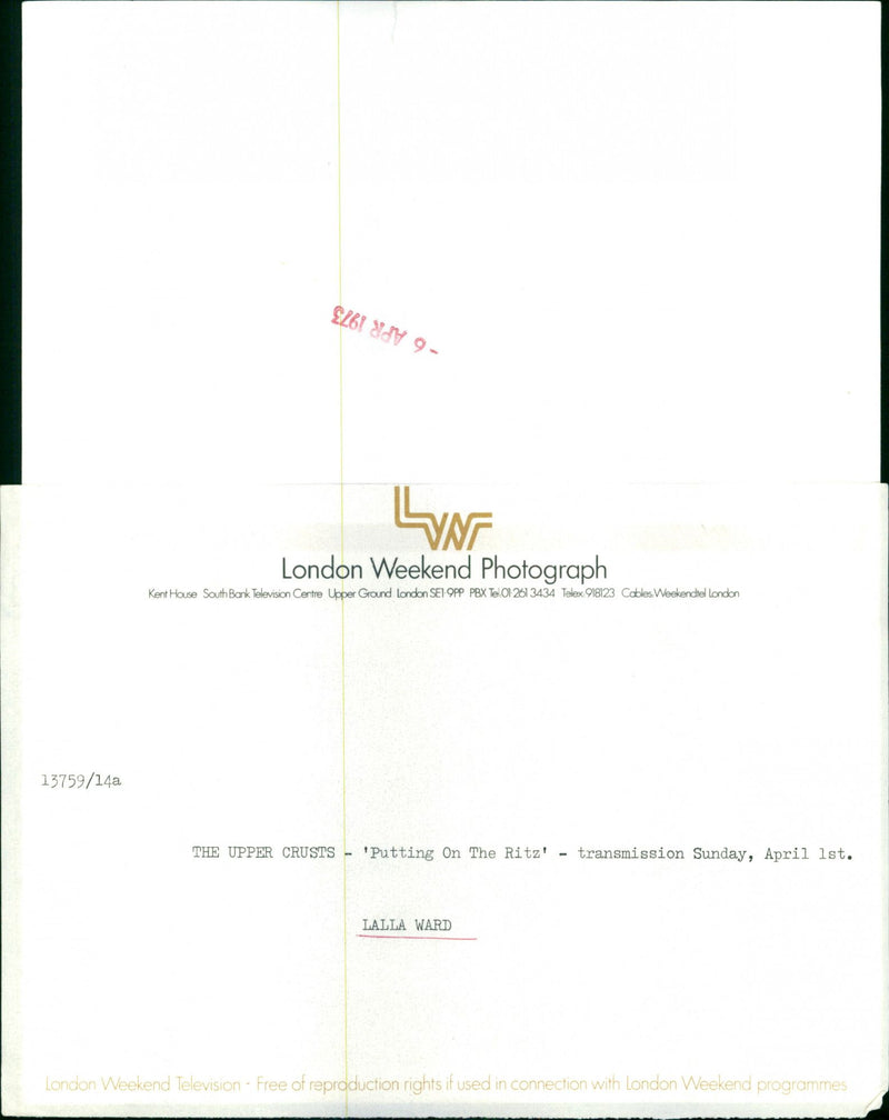 Lalla ward - Vintage Photograph