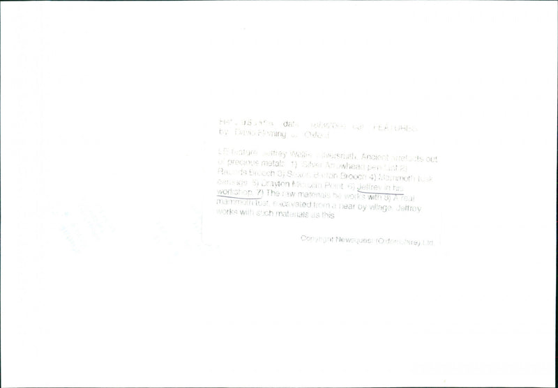 Jeffrey Wallis - Vintage Photograph