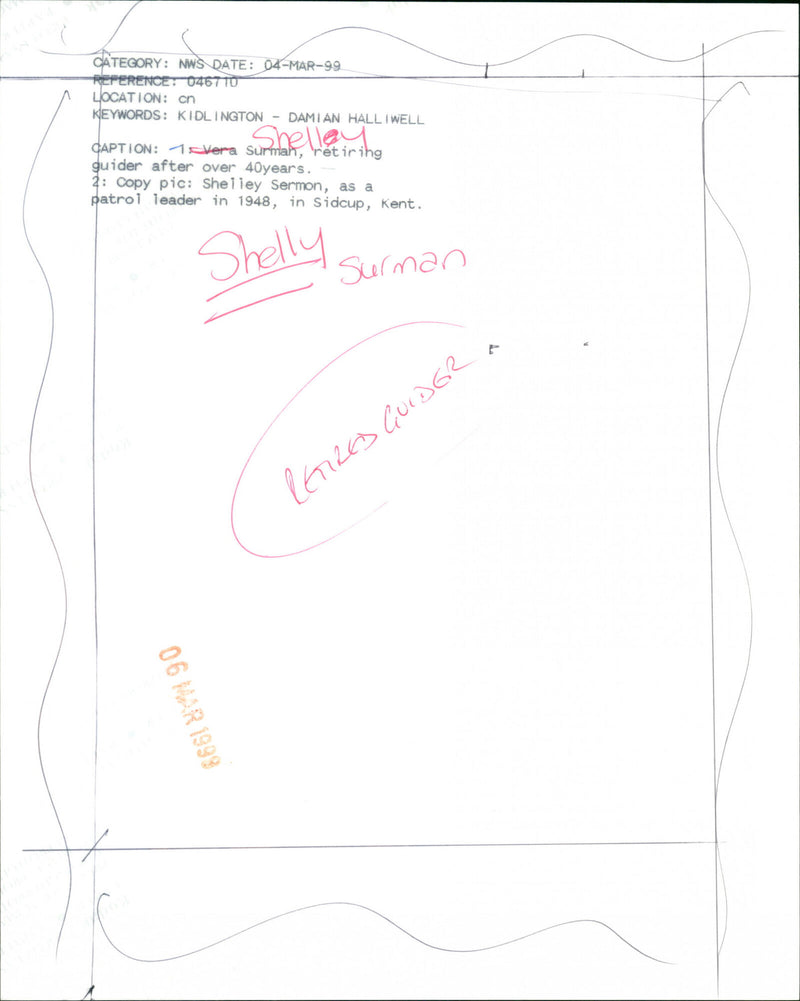 Shelly Surman - Vintage Photograph