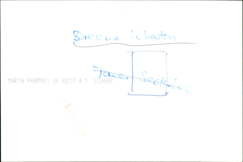 Dreena Wharton - Vintage Photograph