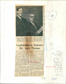 Jack Thomas & David Buckle - Vintage Photograph