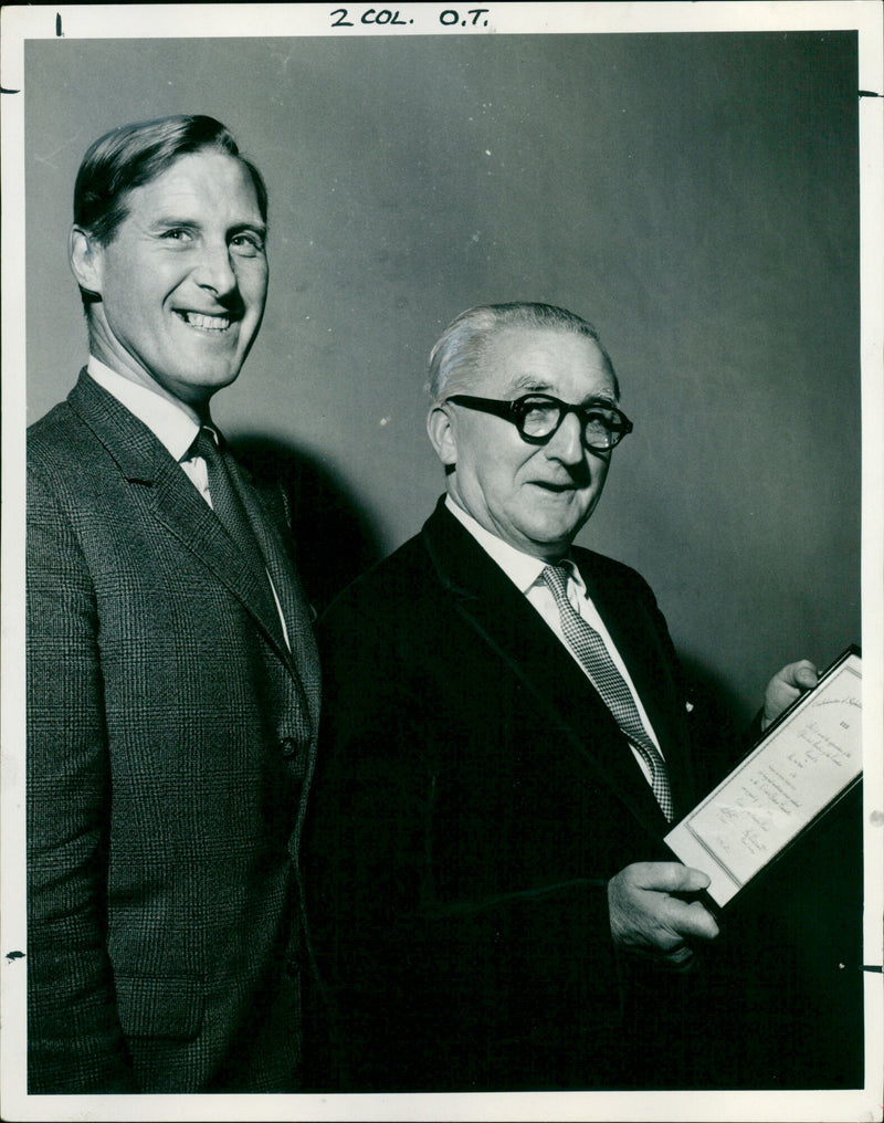 Jack Thomas & David Buckle - Vintage Photograph
