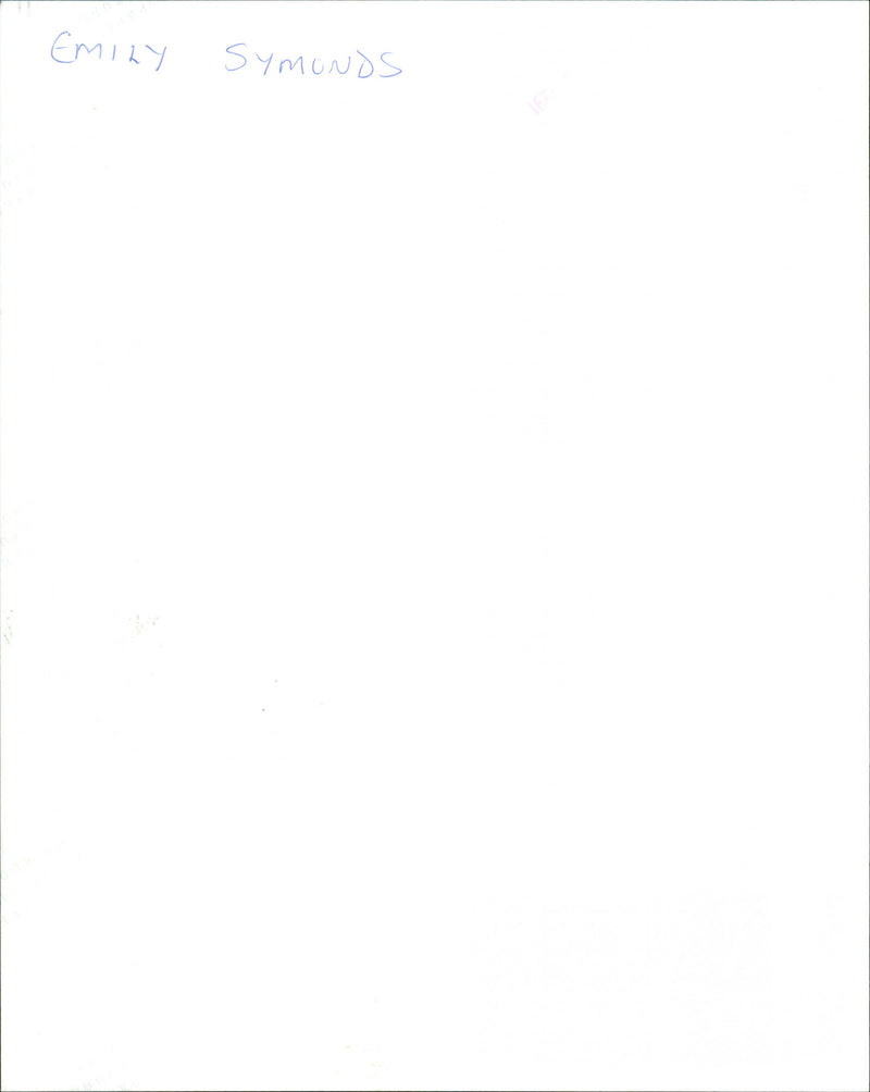 Emily Symonds - Vintage Photograph