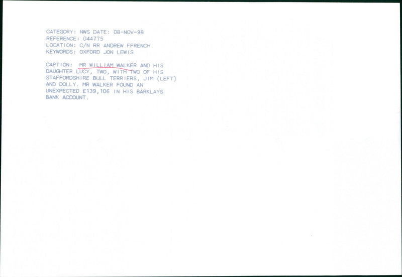 William Walker - Vintage Photograph